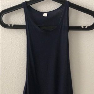 Navy muscle tank